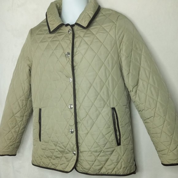 Coach Quilted Tan Light Jacket (M) - Picture 3 of 15